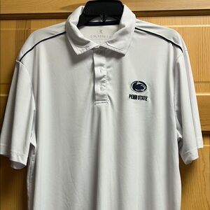 Colosseum White Penn State Polo Shirt
